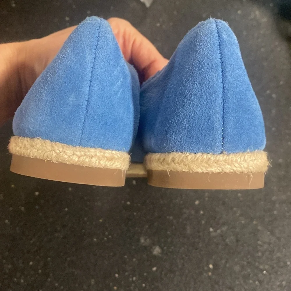Isaac Mizrahi Women's Blue Espadrille Flats NWOT